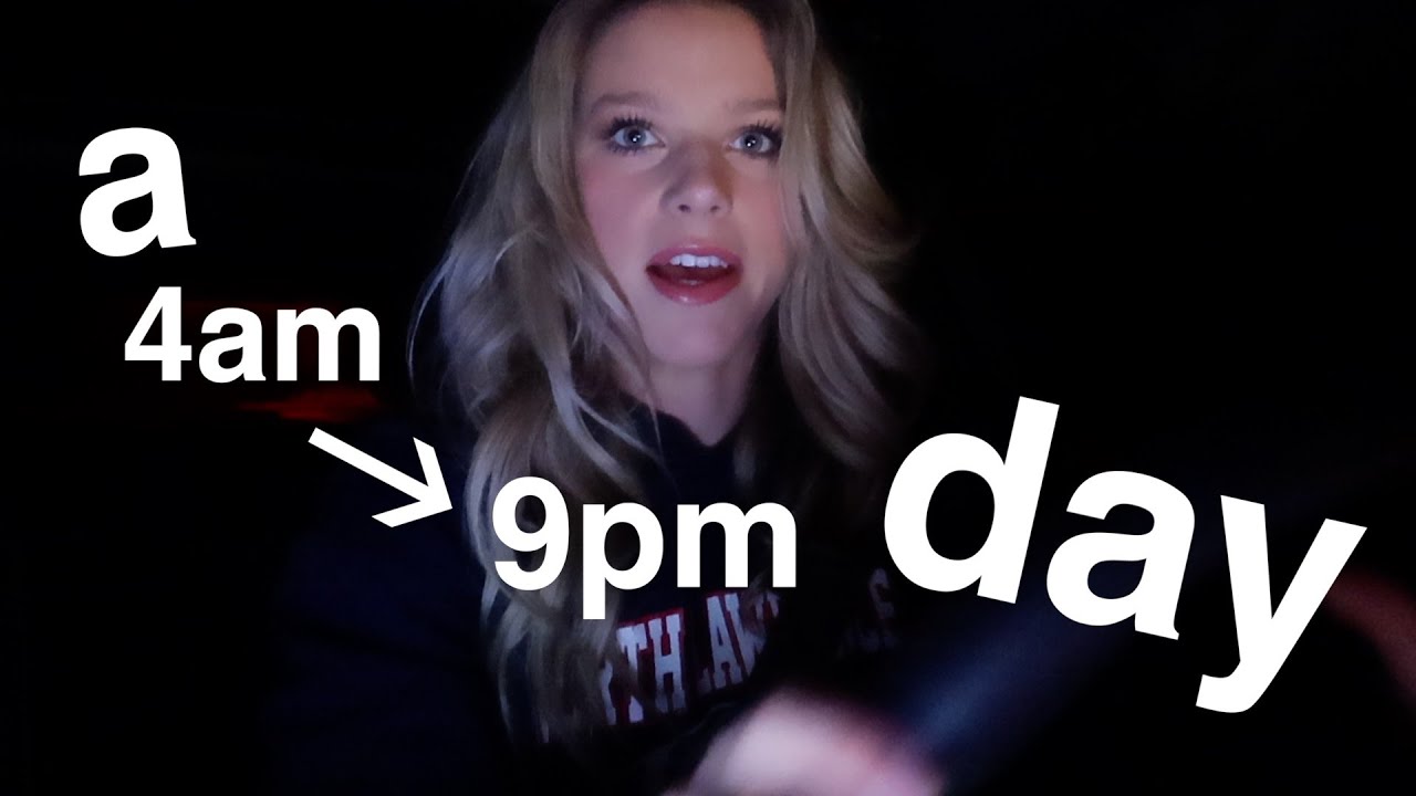 4am to 9pm day in the life vlog *senior in highschool*