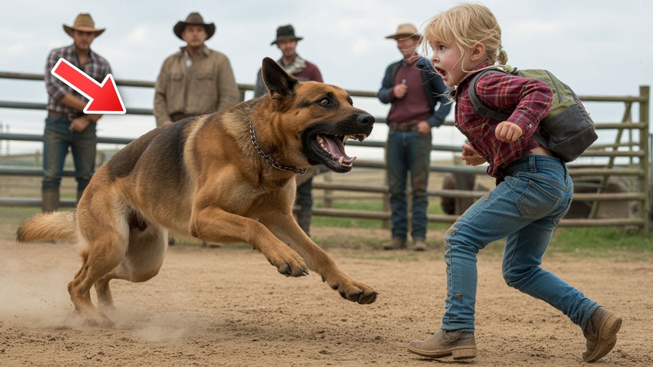NİEMAND KONNTE DİESEN POLİZEİHUND ZÄHMEN   BİS DAS KLEİNE MÄDCHEN ETWAS SCHOCKİERENDES TAT