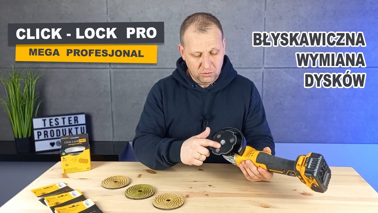 Baumesser Click-Lock PRO – Błyskawiczna wymiana 3 dysków w kilka sekund! ⚡