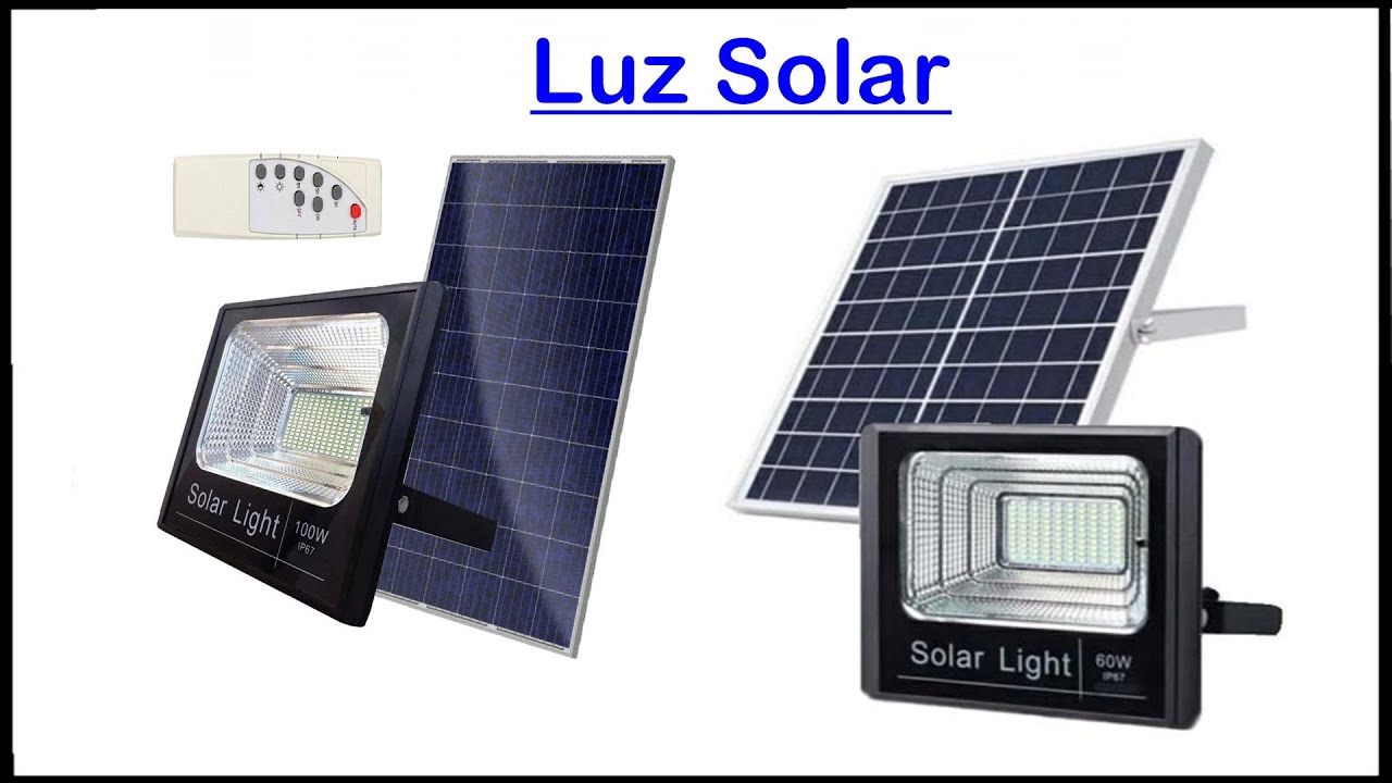 Como instalar  refletor usando painel solar - vídeo aula passo a passo