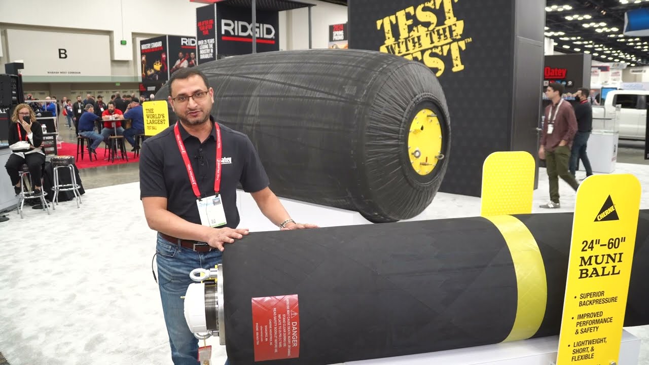 Cherne, an Oatey Brand - The World's Largest Test-Ball Plug & Muni-Ball Plug - WWETT 2024