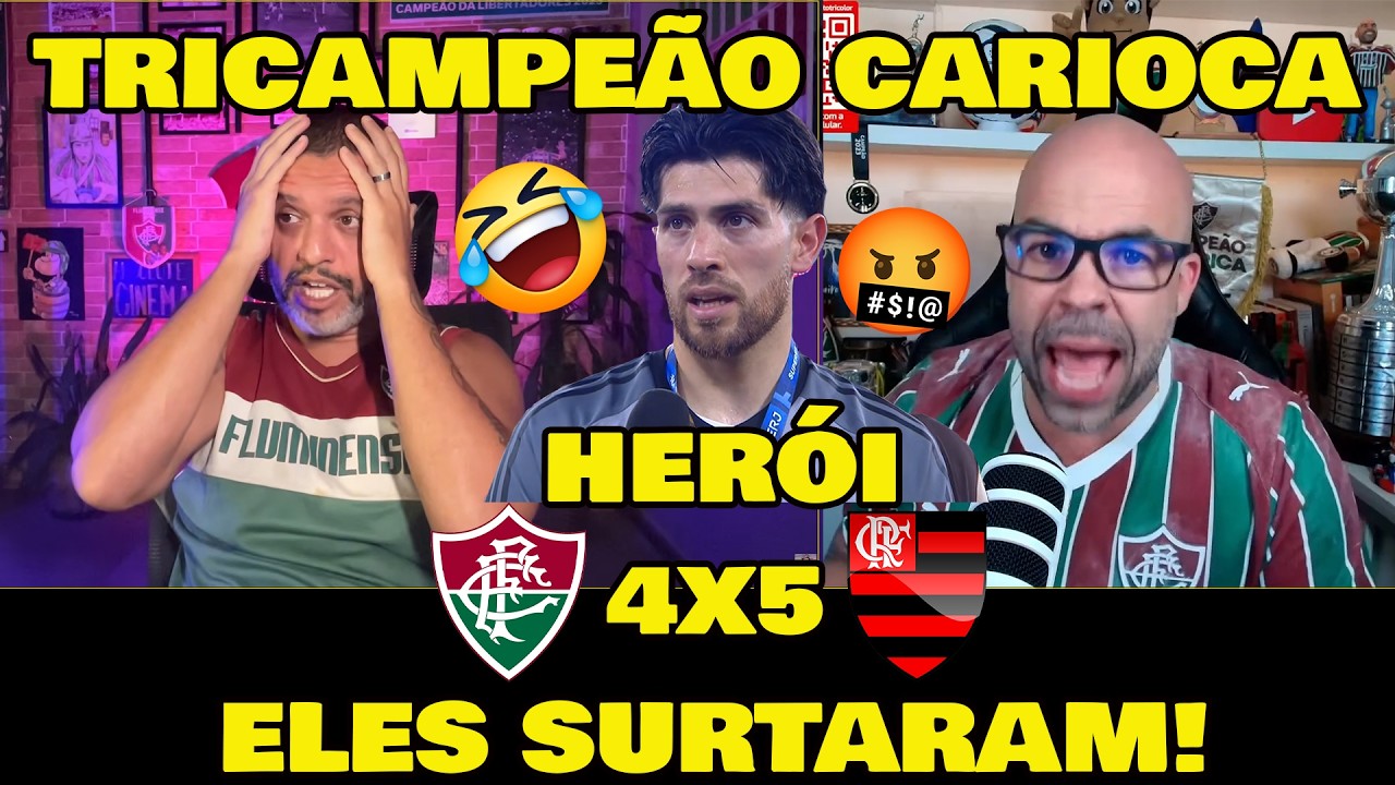 REAÇÕES DOS TRICOLORES REVOLTADOS - FLAMENGO TRICAMPEÃO CARIOCA! VAMOS RIR?
