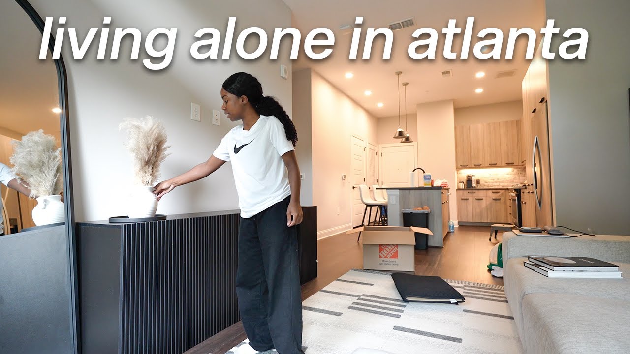 My First Day Living Alone In My NEW Apartment!