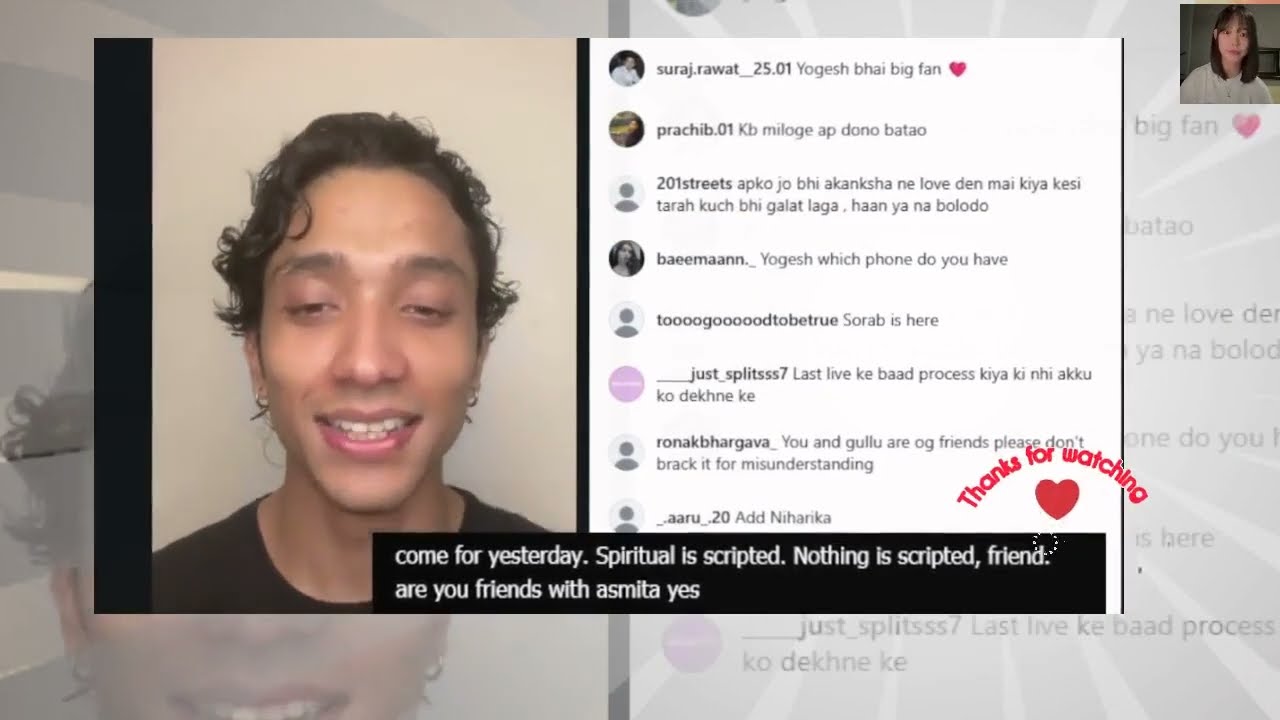 Yogesh Rawat, Sorab Bedi instagram live 2026 02 21