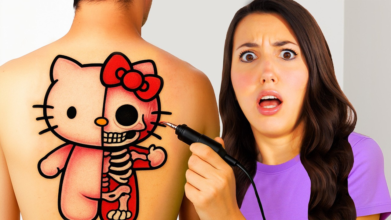 CHI FA IL TATUAGGIO PI&Ugrave; BELLO VINCE contro il Dottor Timoti! 🖊