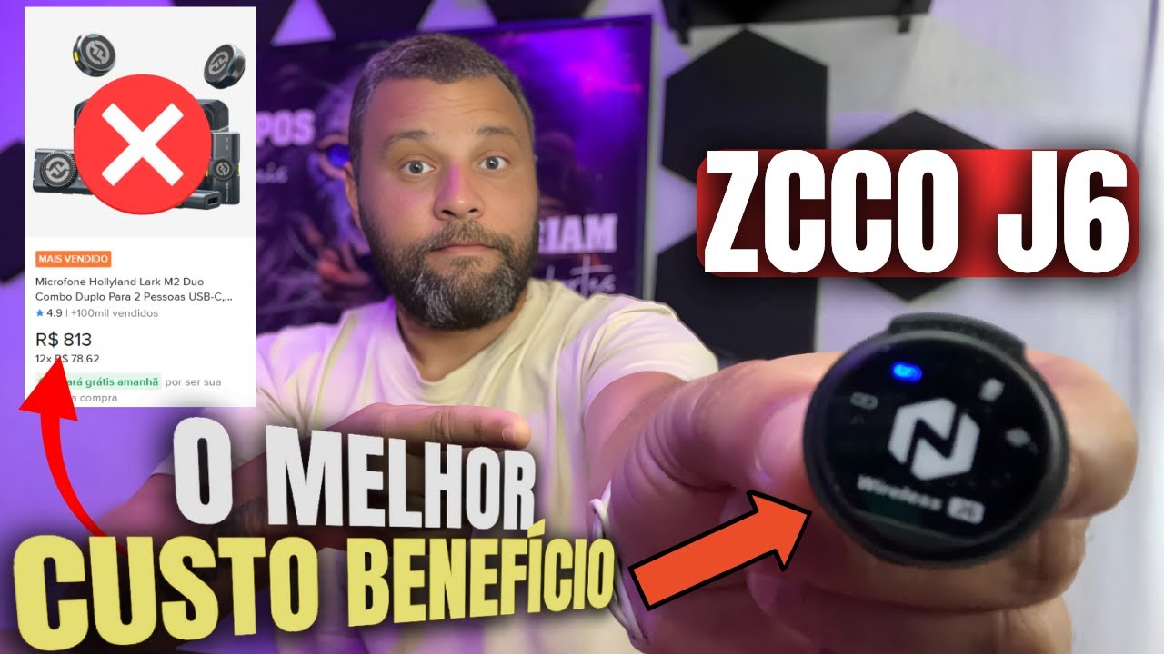 Meu Novo Microfone De Lapela zcco j6 O Melhor Custo Beneficio