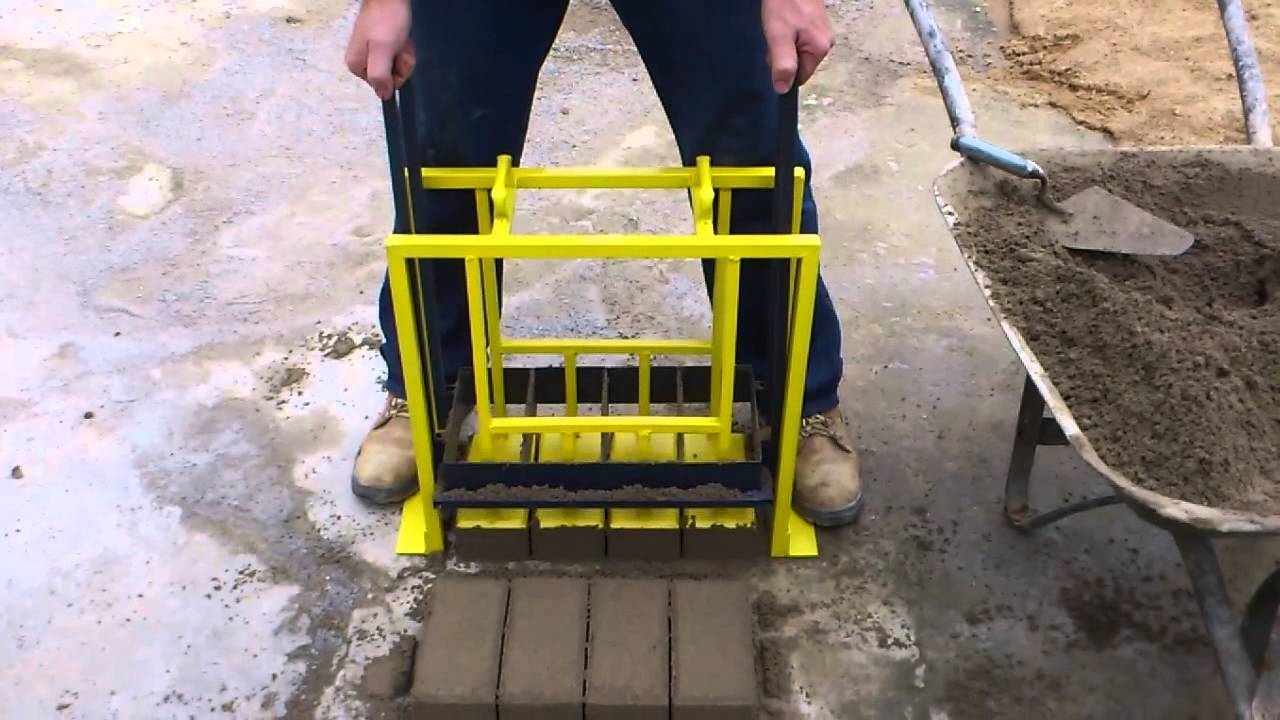 как сделать пол укладчика с фаской 20x10x06! Бетонная форма! сделай это сам!
