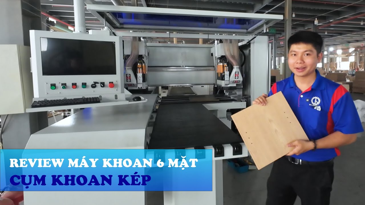 REVIEW MÁY KHOAN 6 MẶT 2 CỤM KHOAN KÉP