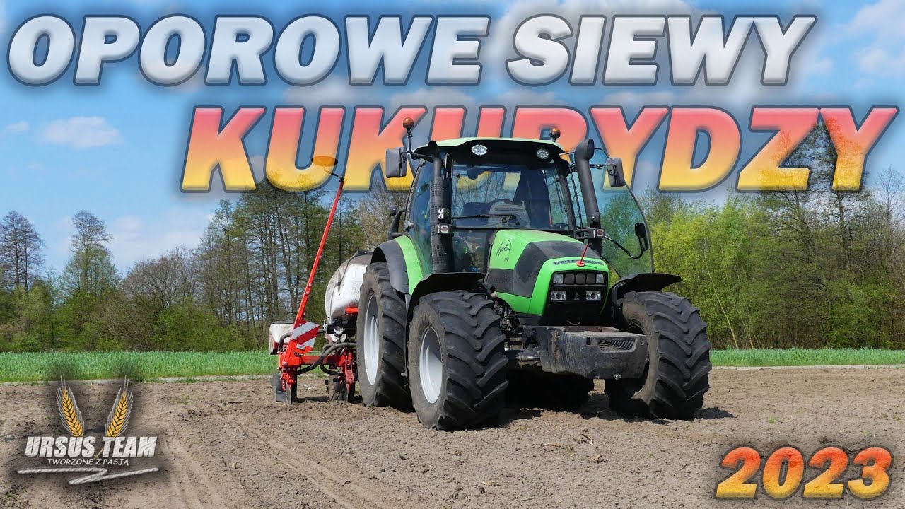 🌽 Siew kukurydzy 2023 🌽 U.R. Jarek Will ☆ Deutz Fahr Agrotron 130 ☆ Kuhn Maxima 3 TS 🌽