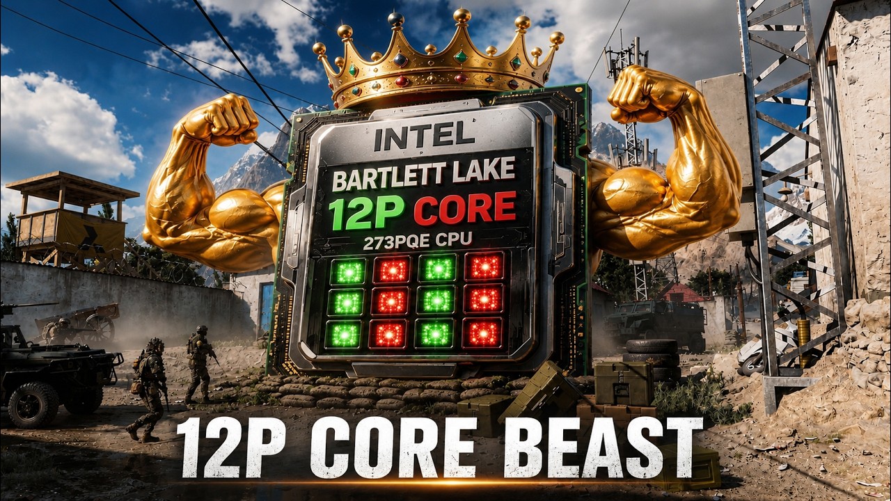 Battlefield 6 - Golmud Railway - Intel Bartlett Lake Core 9 273PQE 12P Core CPU Test