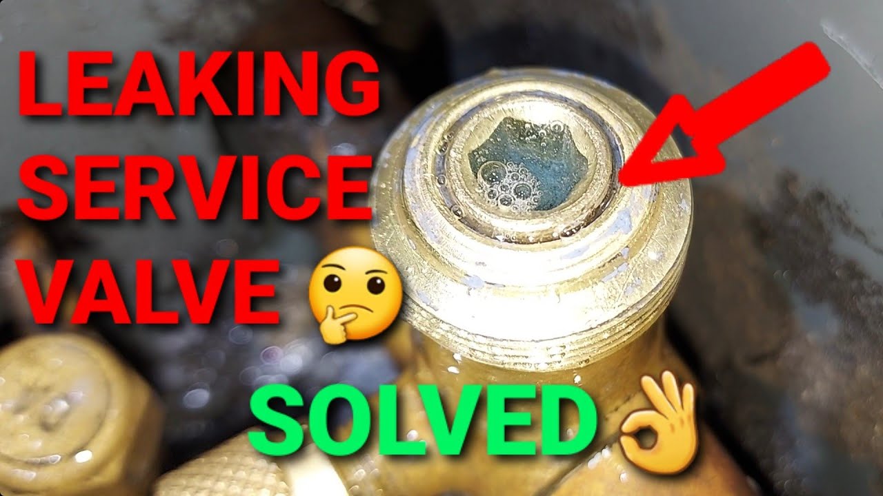 УТЕЧКА ИЗ СЕРВИСНОГО КЛАПАНА СИСТЕМЫ HVAC