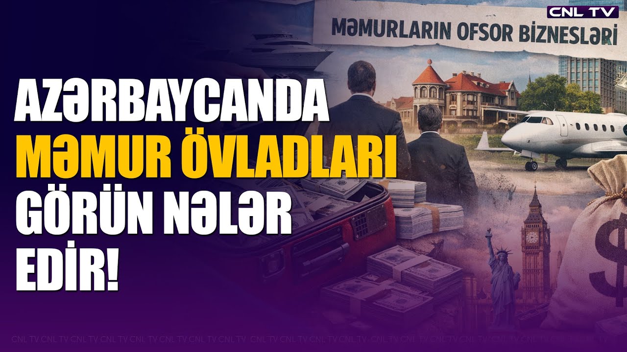 Azərbaycanda məmur övladları görün nə edir