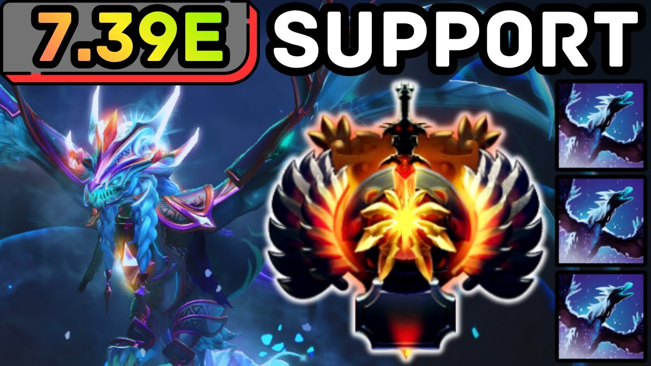 🔥 WINTER WYVERN HARD SUPPORT &mdash; CURSE + COLD EMBRACE = FREE WINS | DOTA 2 GAMEPLAY 🔥