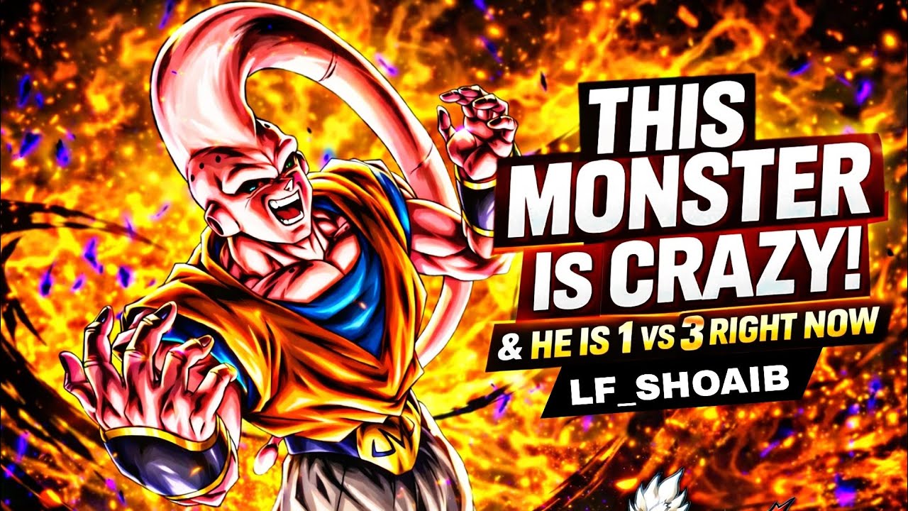 THIS MONSTER IS CRAZY 😱 | INSANE 1 VS 3 CLUTCH | Dragon Ball Legends | LF_SHOAIB 