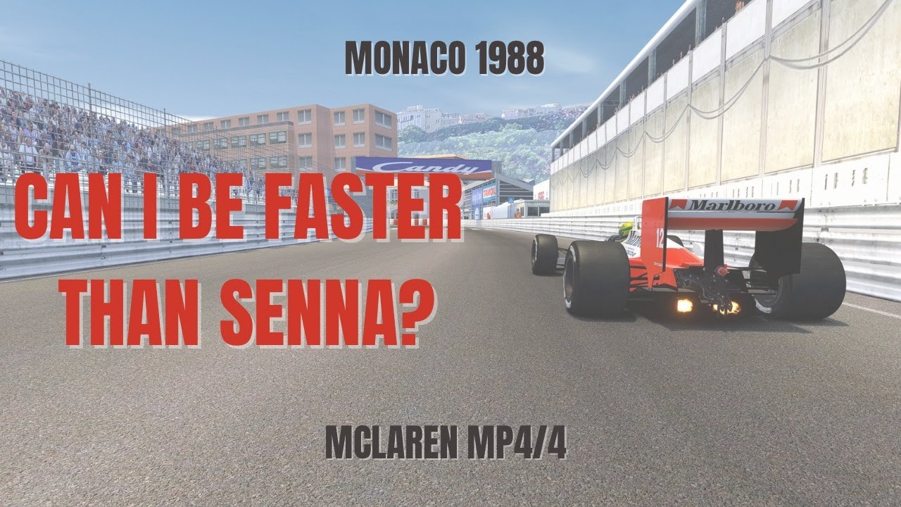 🔥 Can I Beat Senna’s 1988 Monaco Pole Lap with McLaren MP4/4 on Assetto Corsa? | Free Setup 🏎️💨