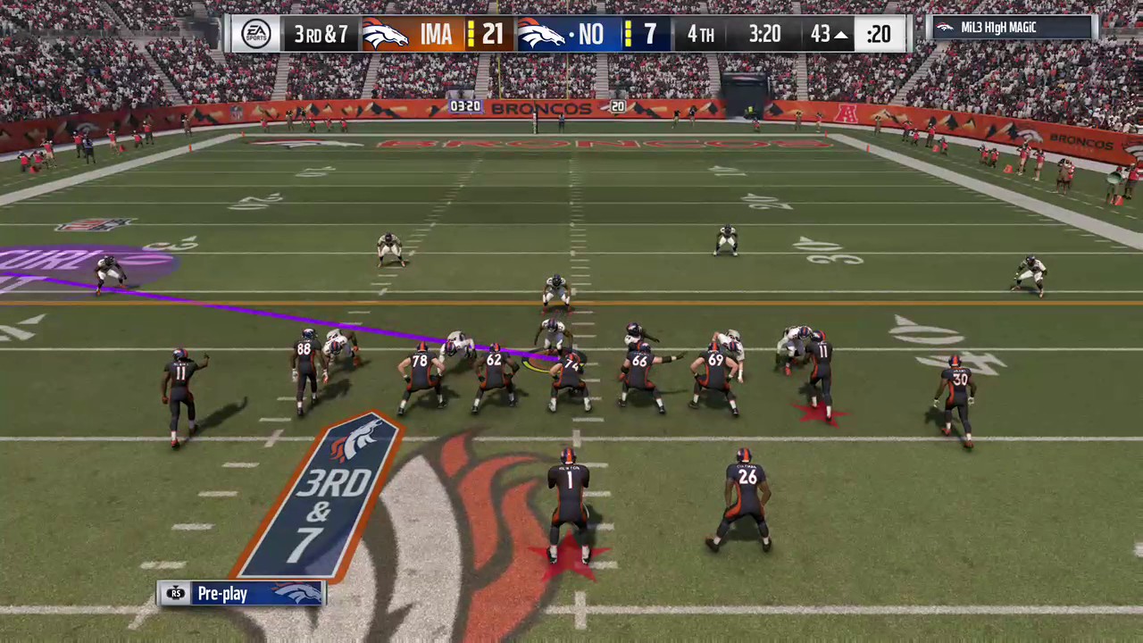 Madden NFL 17 / 4-3 edge heat