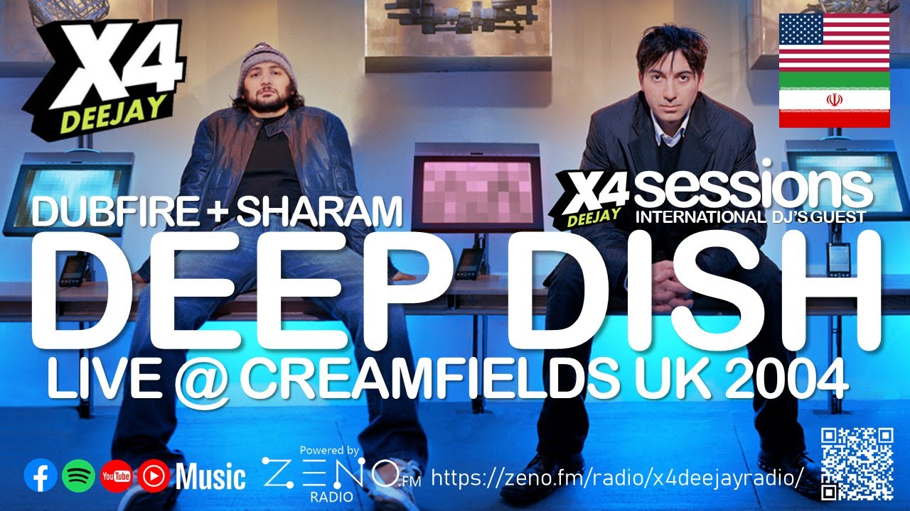 DEEP DISH | LIVE @ Creamfields UK 2004 | DJ Set Mix #x4sessions #deepdish #dubfire #sharam #cream