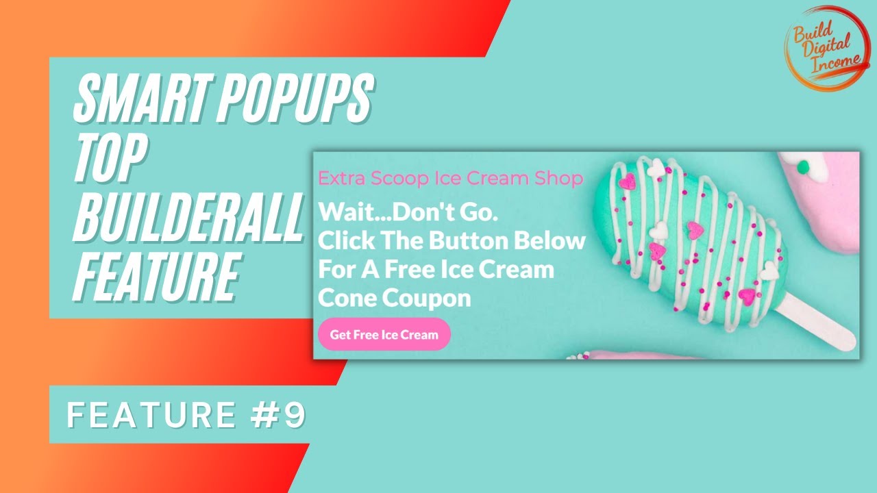 Builderall Feature #9 | Smart Popups | Add A Popup Upon Exit or To Promote Other Products