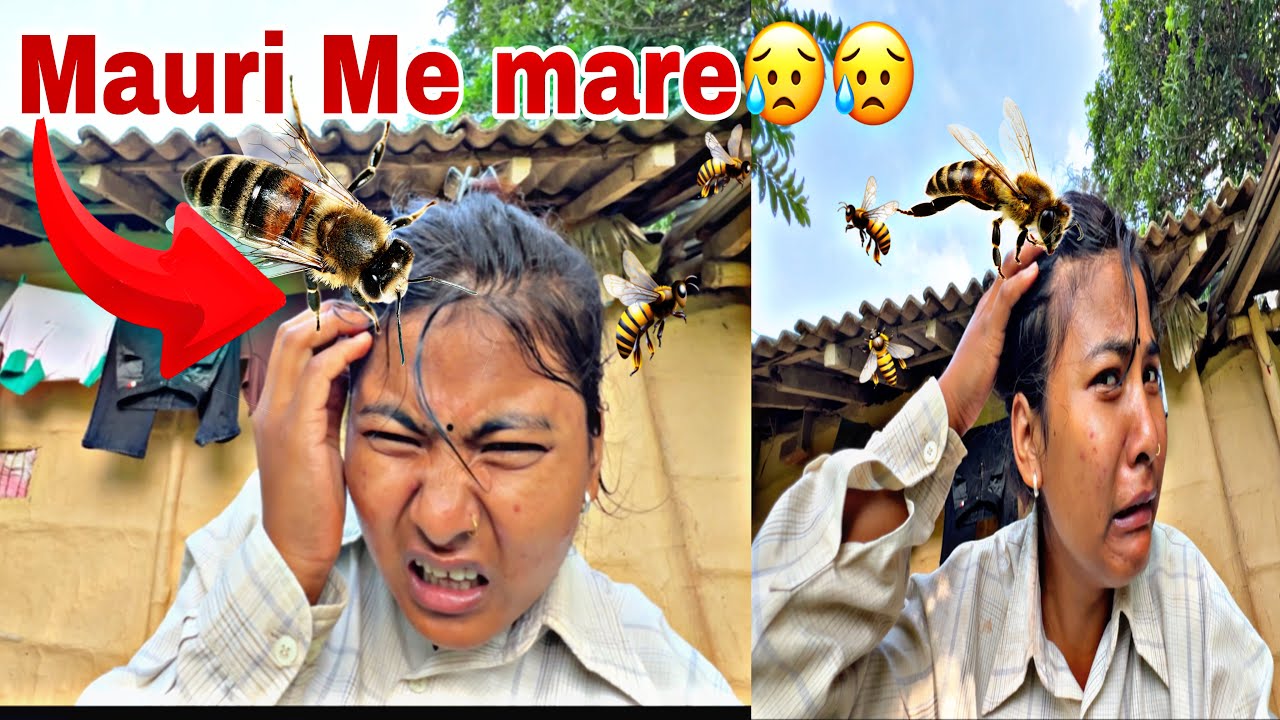 MAARE MAARE MAURI LE MAARE😥||Sanjana❤️Tharu||vlog🥀