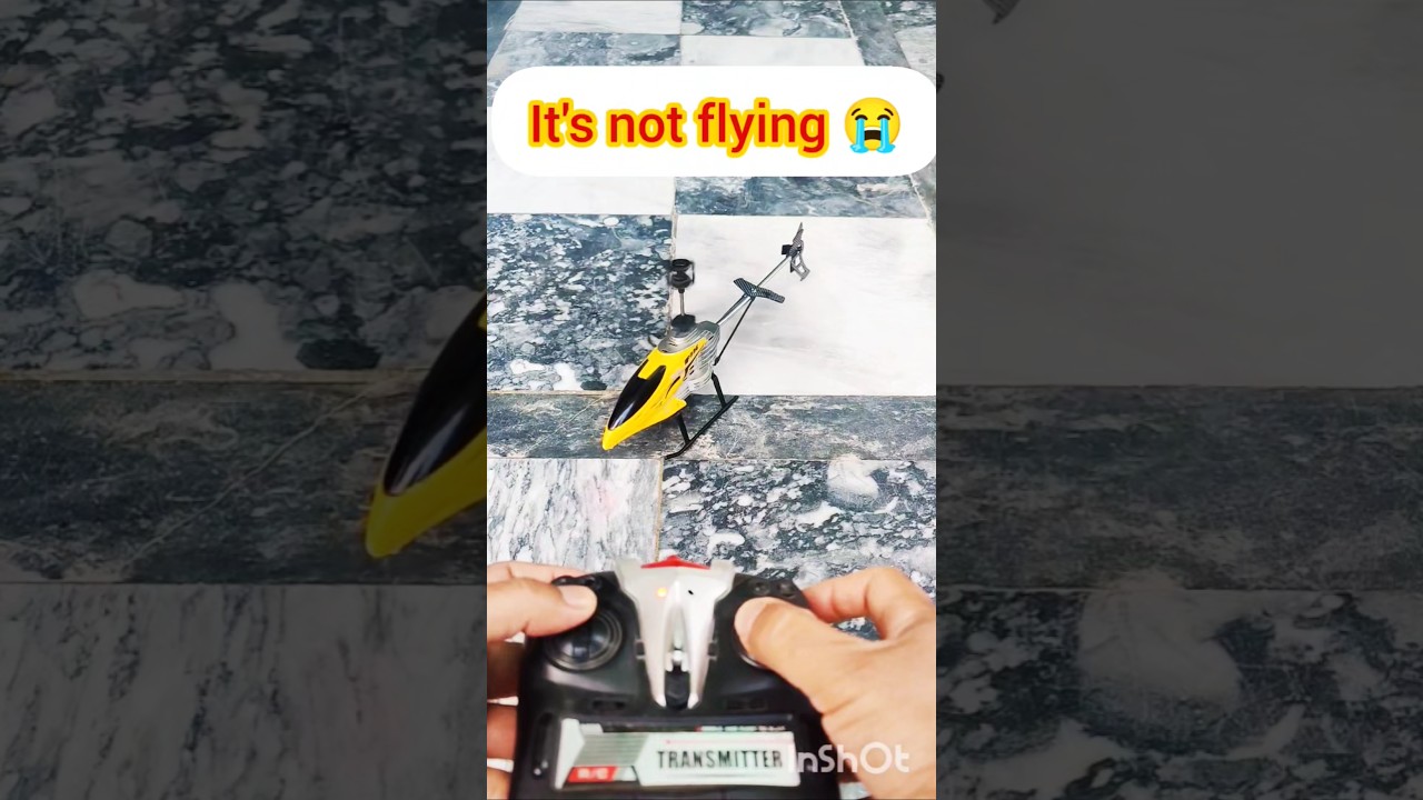 RC HELICOPTER NOT FLYING PROBLEM #shorts