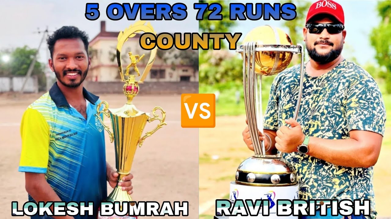 RAVI-BRITISH VS LOKESH|5 OVERS 72 RUNS #cricketlover #shorts #county #countycricket #vizag #munuguru