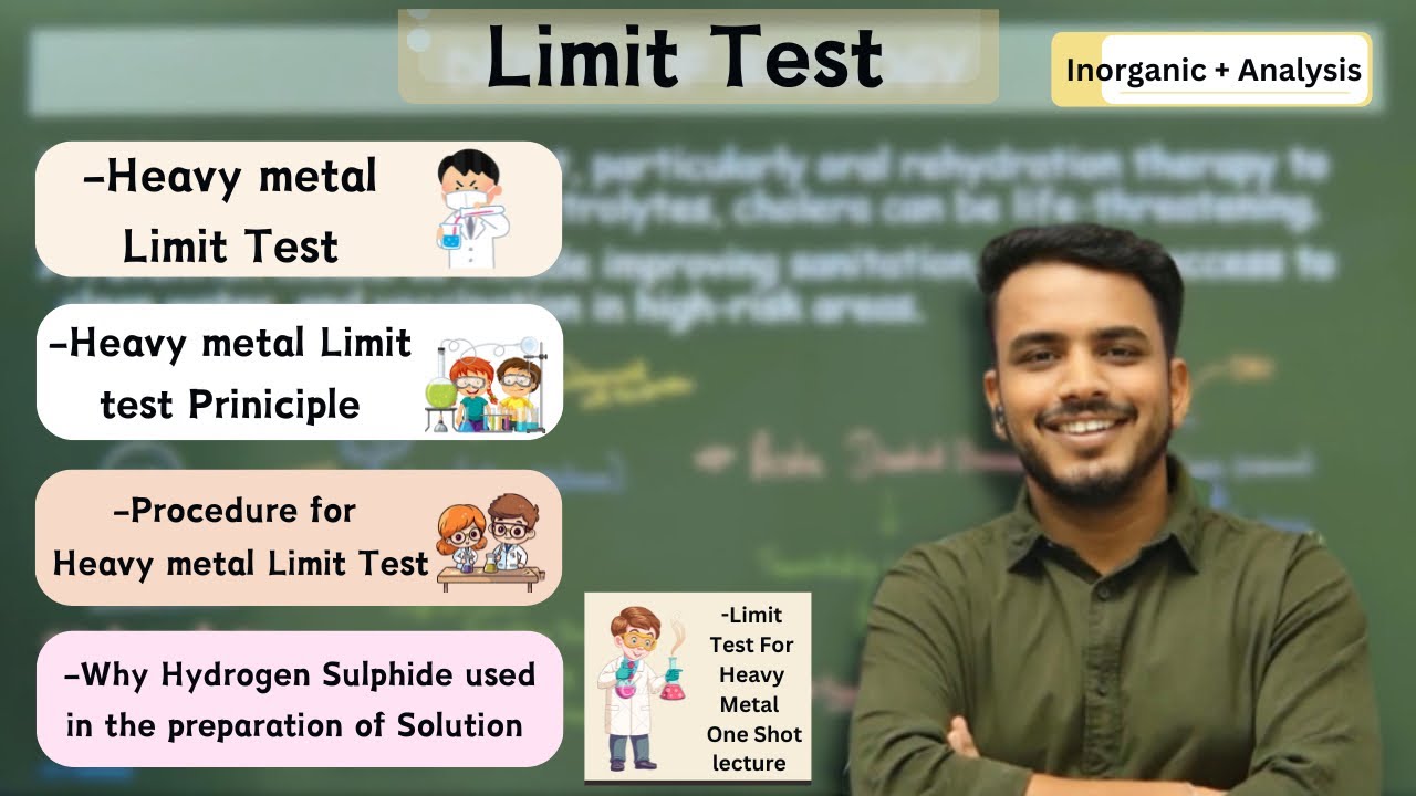 Limit test for Heavy Metal | Heavy Metal limit test | Principle of Heavy Metal limit test #limittest