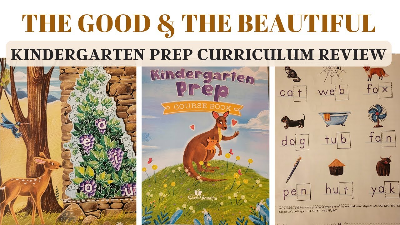 The Good and The Beautiful Kindergarten Prep Currriculum Review