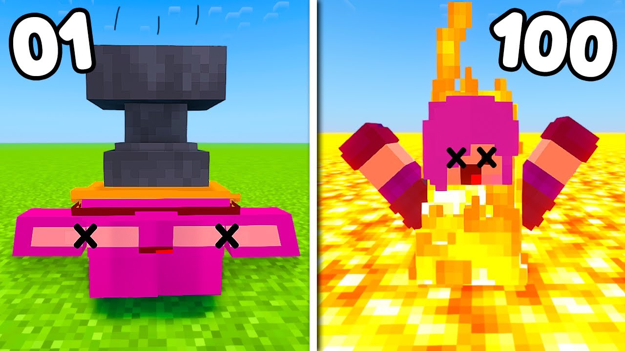 100 FORMAS DE MORRER NO MINECRAFT!!!