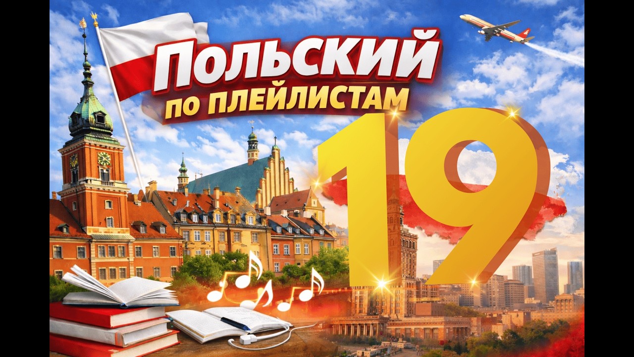 ПОЛЬСКИЙ ПО ПЛЕЙЛИСТАМ. УРОКИ ПОЛЬСКОГО ЯЗЫКА. УРОК 19