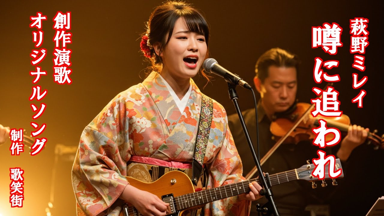 噂に追われ　オリジナルソング　創作演歌
