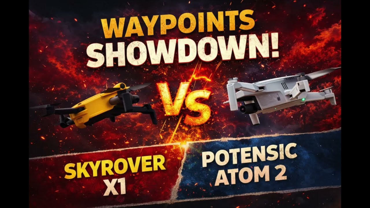 Waypoints Showdown! Skyrover X1 vs Potensic Atom 2