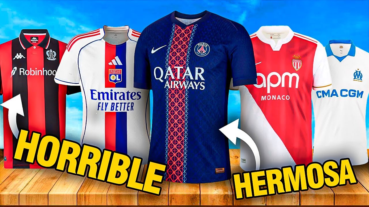 TIERLIST DE LAS CAMISETAS DE LA LIGUE 1 25/26