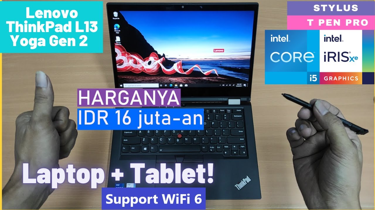 Lenovo ThinkPad L13 Yoga Gen 2 Core i5 1135G7 — ноутбук премиум-класса Sekaligus Tablet с двумя в...