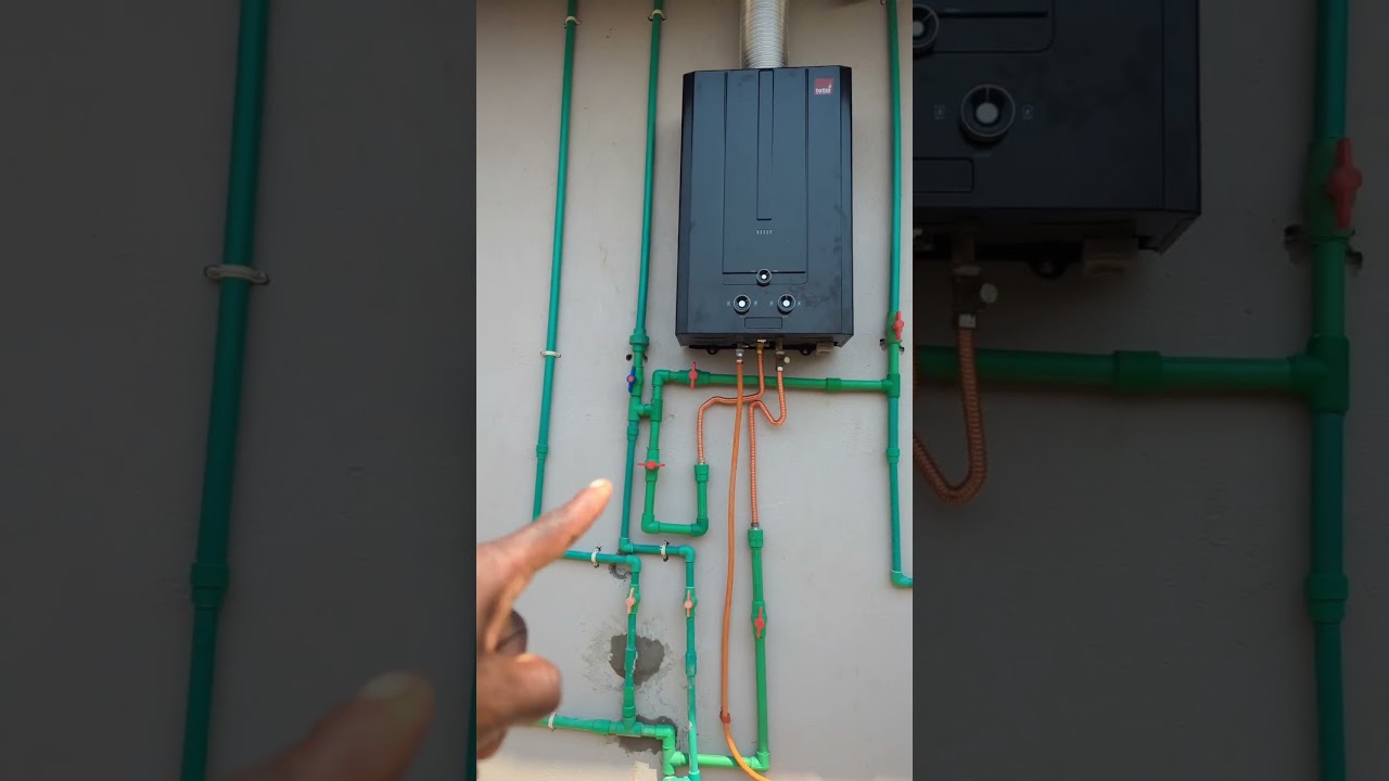 Safety of Gas System Installation and Gas Geyser #gasgeyser #gasinstallers  #waterheaterinstallation