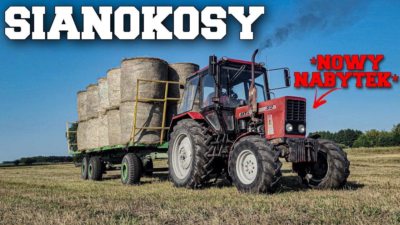 !!NOWY NABYTEK 2024!!|Sianokosy z Ruskami&Ursus'em|🔥Mtz82 na przepale🥵
