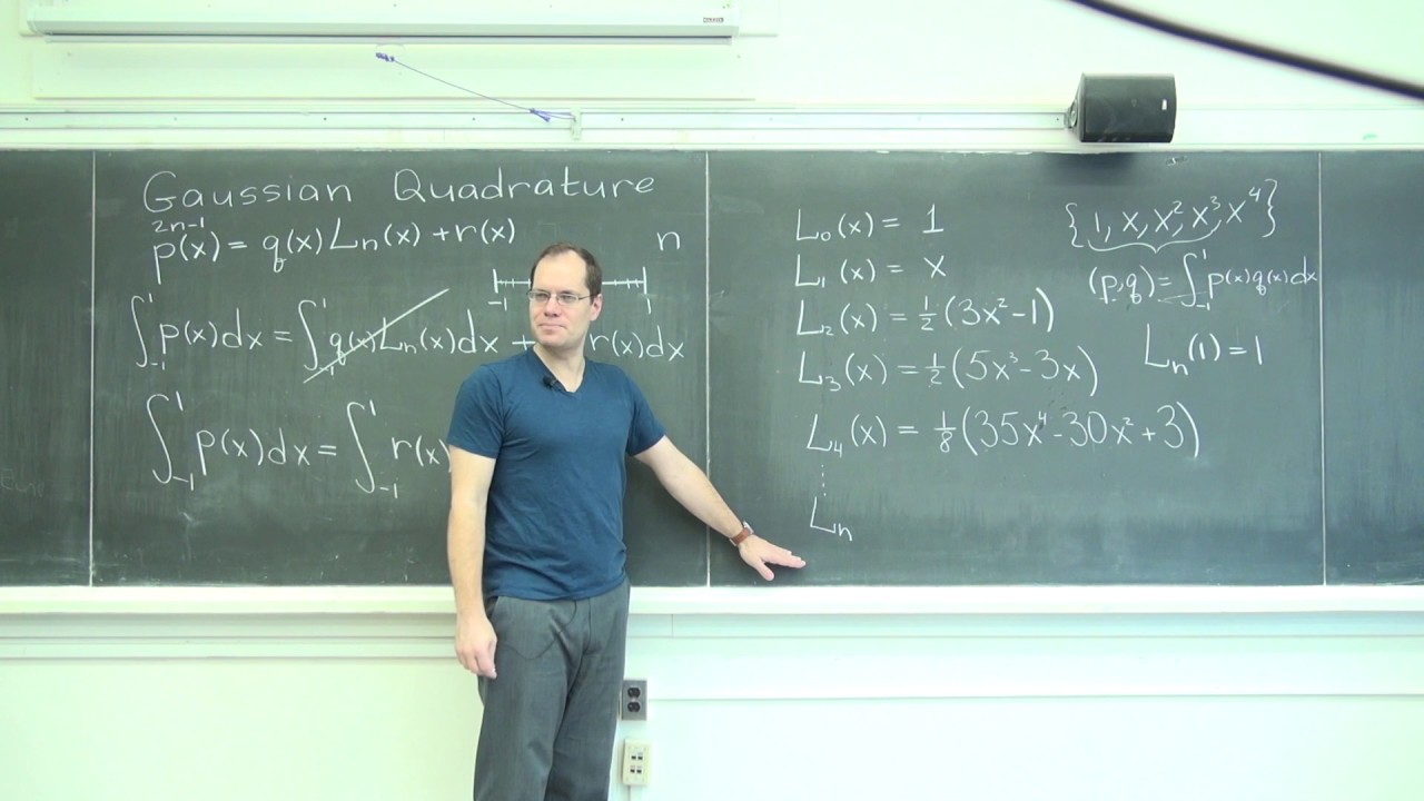 Gaussian Quadrature 3: The Explanation of the Technique