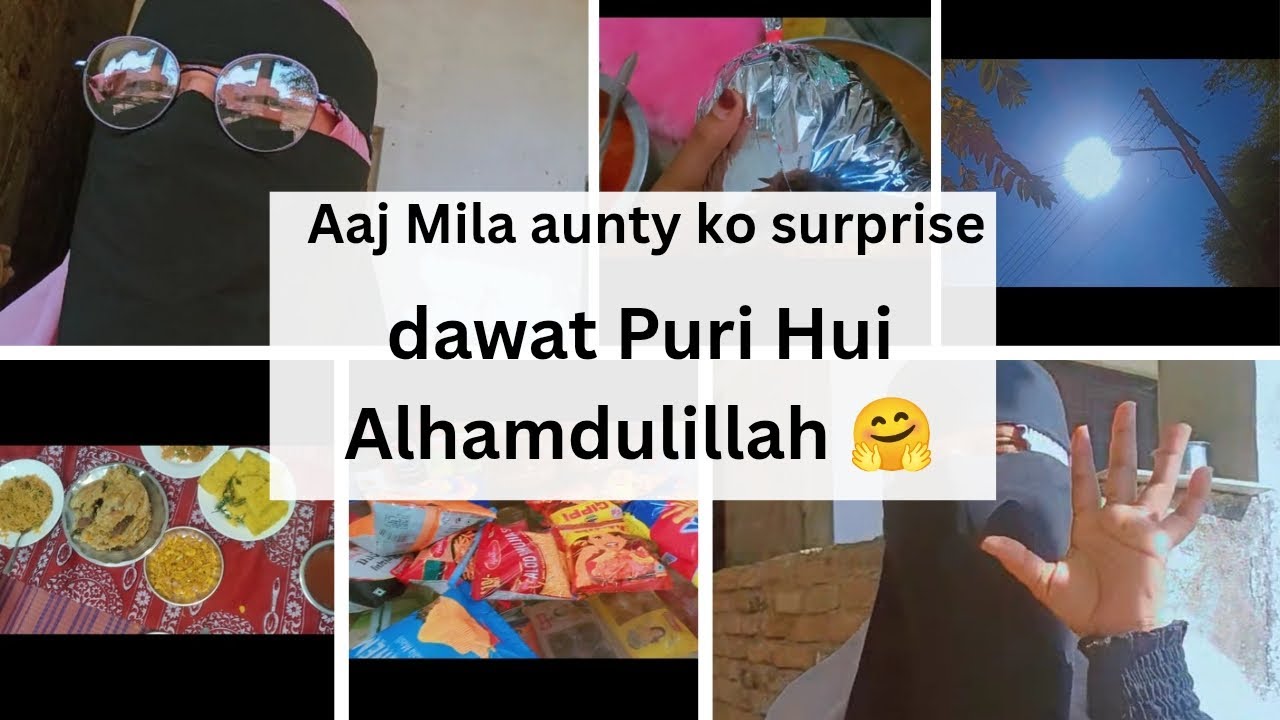 Kal Khandan Ki Dawat, Aaj Aunty Shock Ho Gayi 😍 | Family Vlog