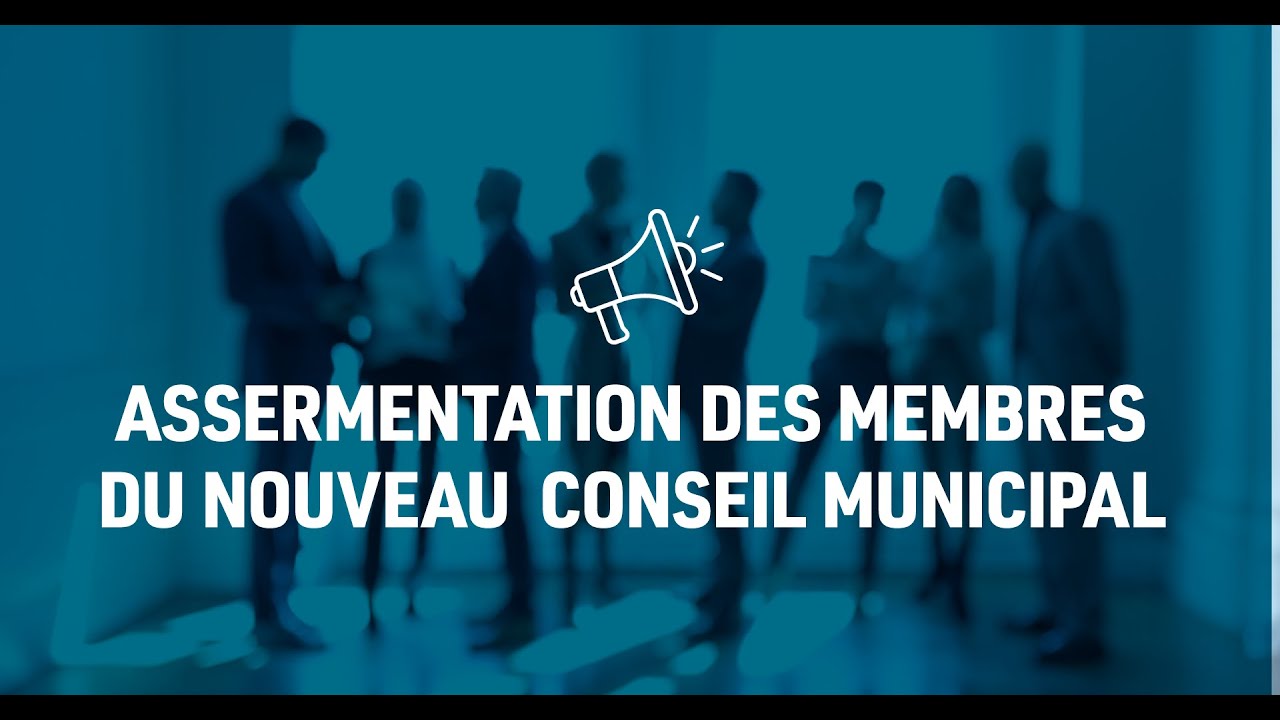 Assermentation des membres du nouveau conseil municipal de la Ville de Magog - 7 novembre 2025