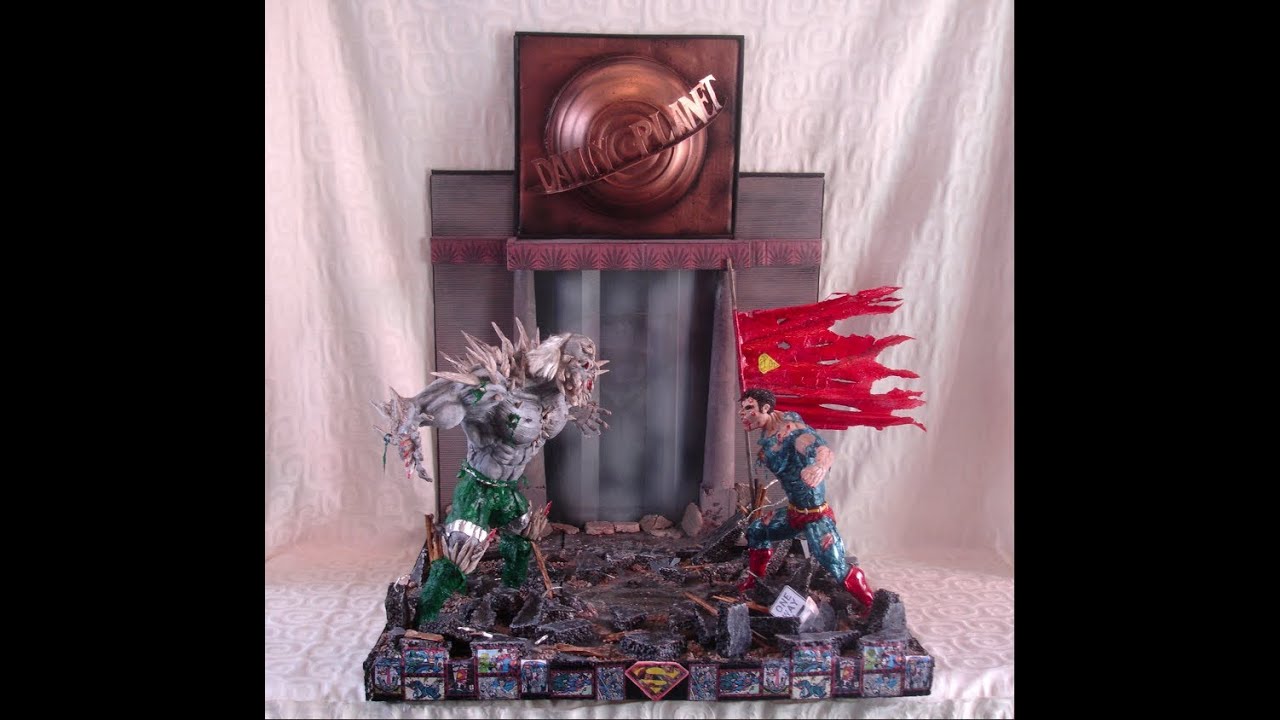 CREANDO FIGURAS SUPERMAN VS DOOMSDAY HD 1080p