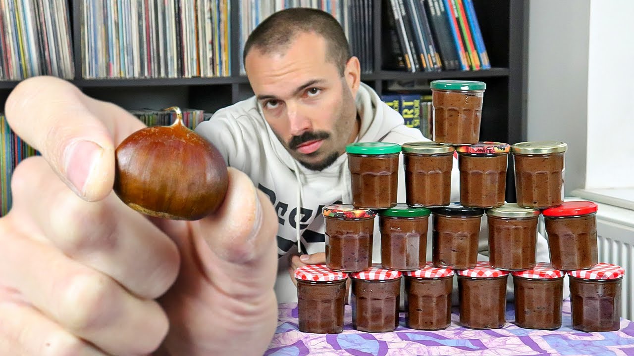 On Fait 8KG de CRÈME de MARRONS Maison (CHÂTAIGNES Ramassées GRATUITEMENT et BASSINE en CUIVRE)