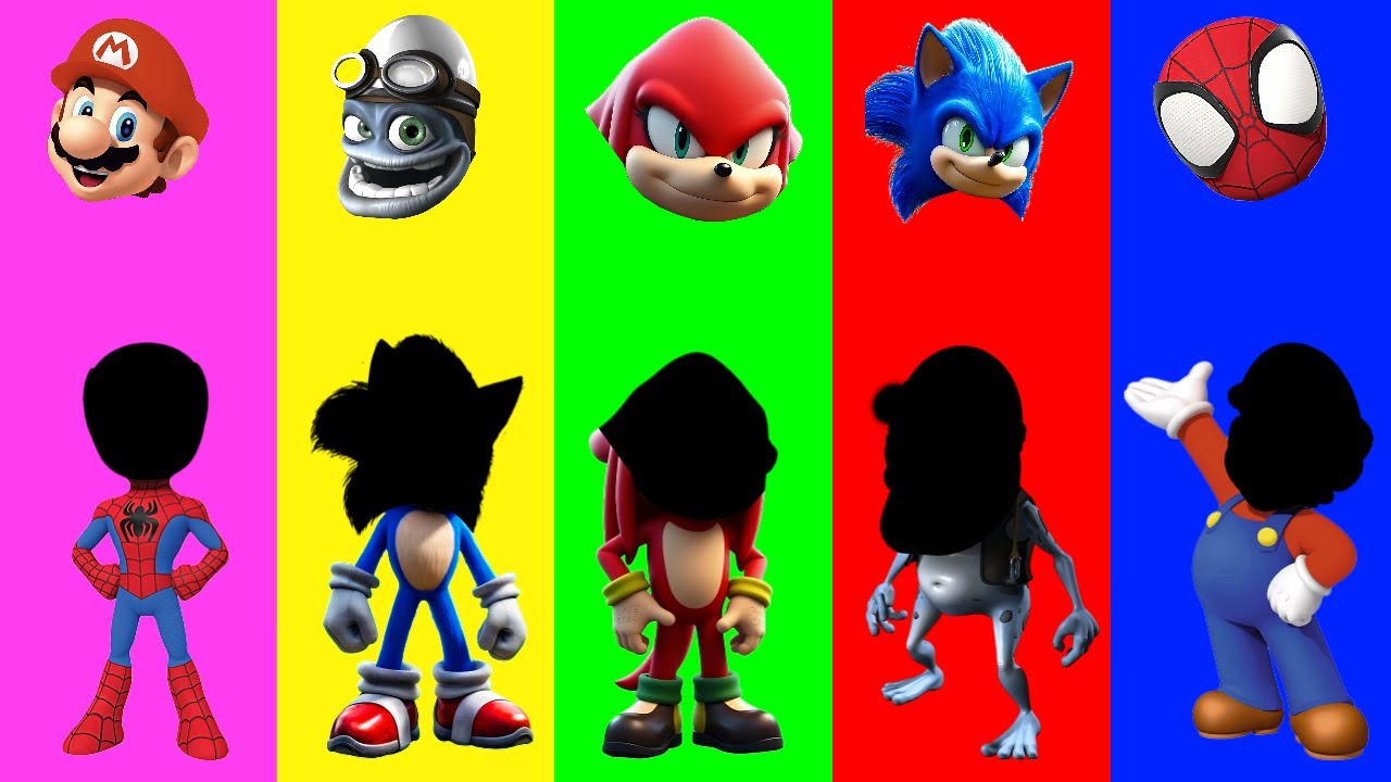 Wrong eyes👀 DAME TU COSITA SONG👀 Super Mario and Crazy Frog and Sonic and Spiderman and Cocomelon