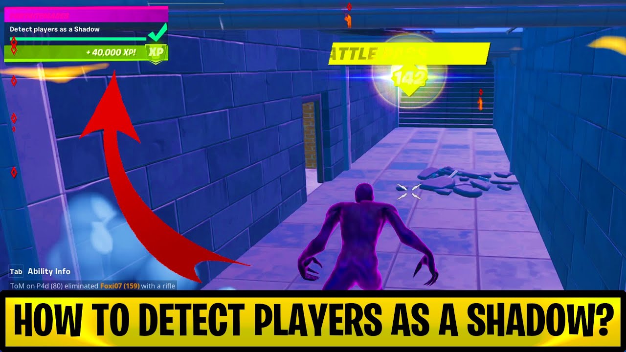 How To Detect Players As A Shadow - Fortnitemares 2020 Challenges Chapter 2 Season 4 Guide