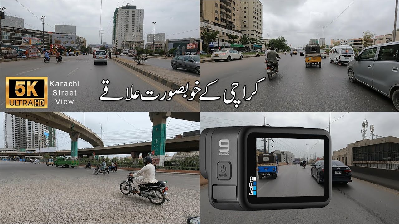 Karachi Street View | Qayyumabad to Punjab Colony Mai Kolachi Road & Clifton Bridge Teen Talwar