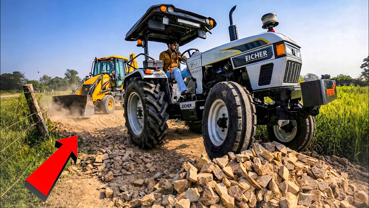 Oh No! Today’s Crazy Tractor Experience 😱🚜 | Drove It Over Rocky Land | 4K POV Cultivator Work
