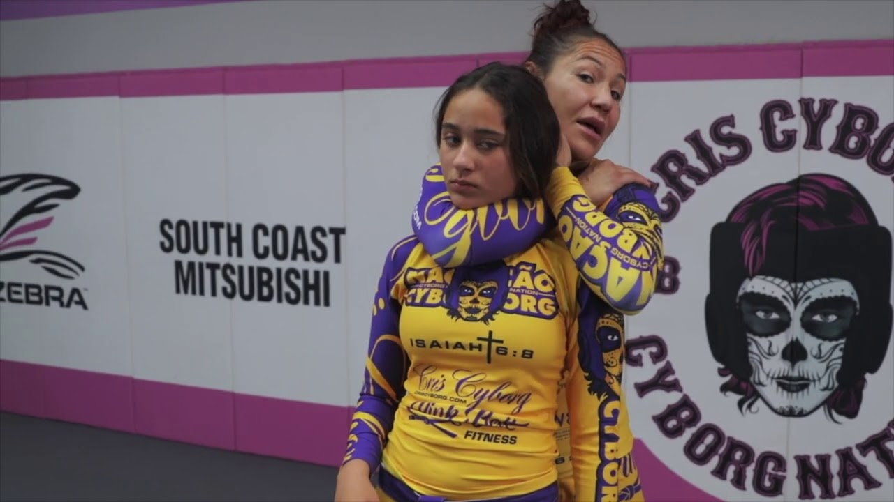 40. How To Do a Standing neck choke by MMA BJJ World Champion Cris Cyborg