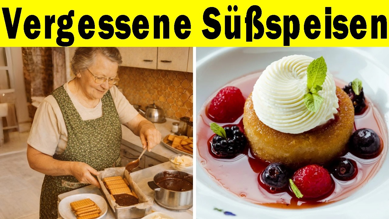 Diese 20 Süßspeisen kennt heute keiner mehr, aber bei Oma waren sie Pflicht!