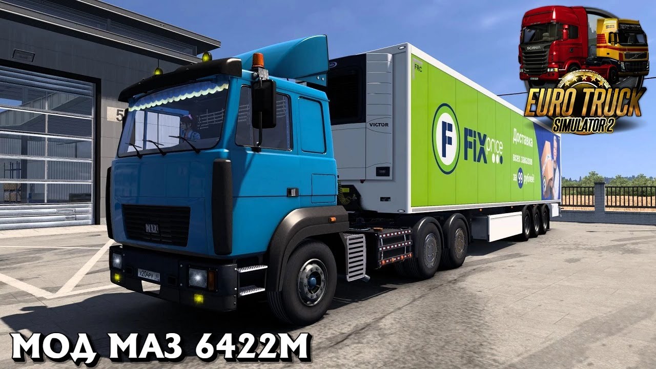 🔴 ets2мод 1.55 обзор  МАЗ 6422M (RTA) v2.1 !!