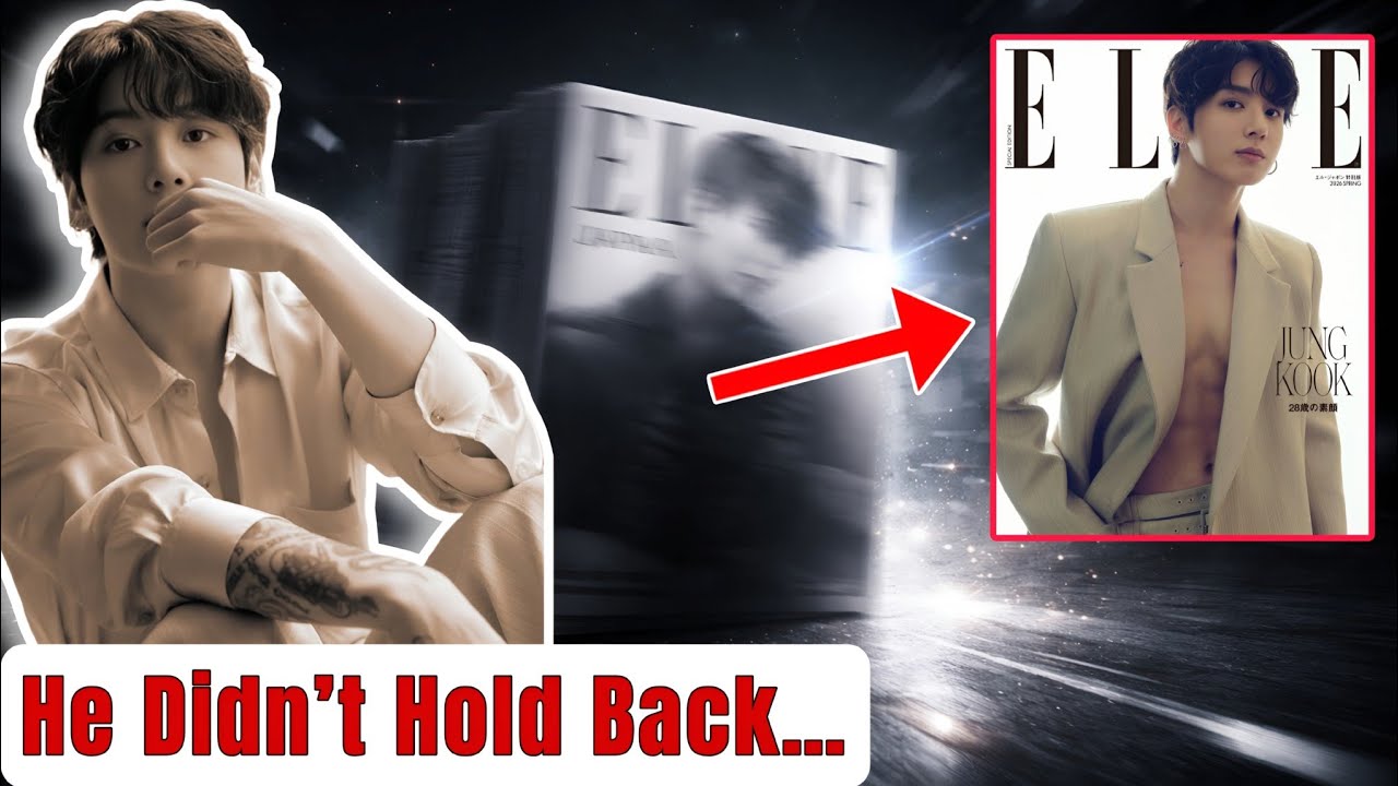 WOW! 🔴ELLE Japan Reveals Jungkook’s Spring 2026 Cover — His Most Intimate Interview Yet