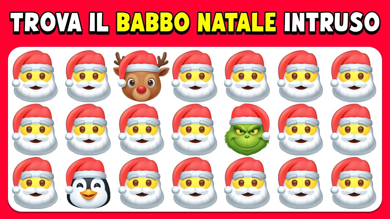 Quiz di Natale definitivo 🎅🎄 Trova l'intruso 👀 Scegli il tuo regalo 🎁 Trova le differenze ✨