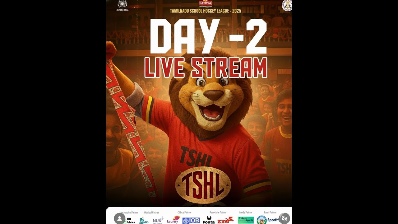 LIVE DAY -2 TAMIL NADU SCHOOL HOCKEY LEAGUE SEASON - 2 , 12-16 NOVEMBER 2025 TRICHY